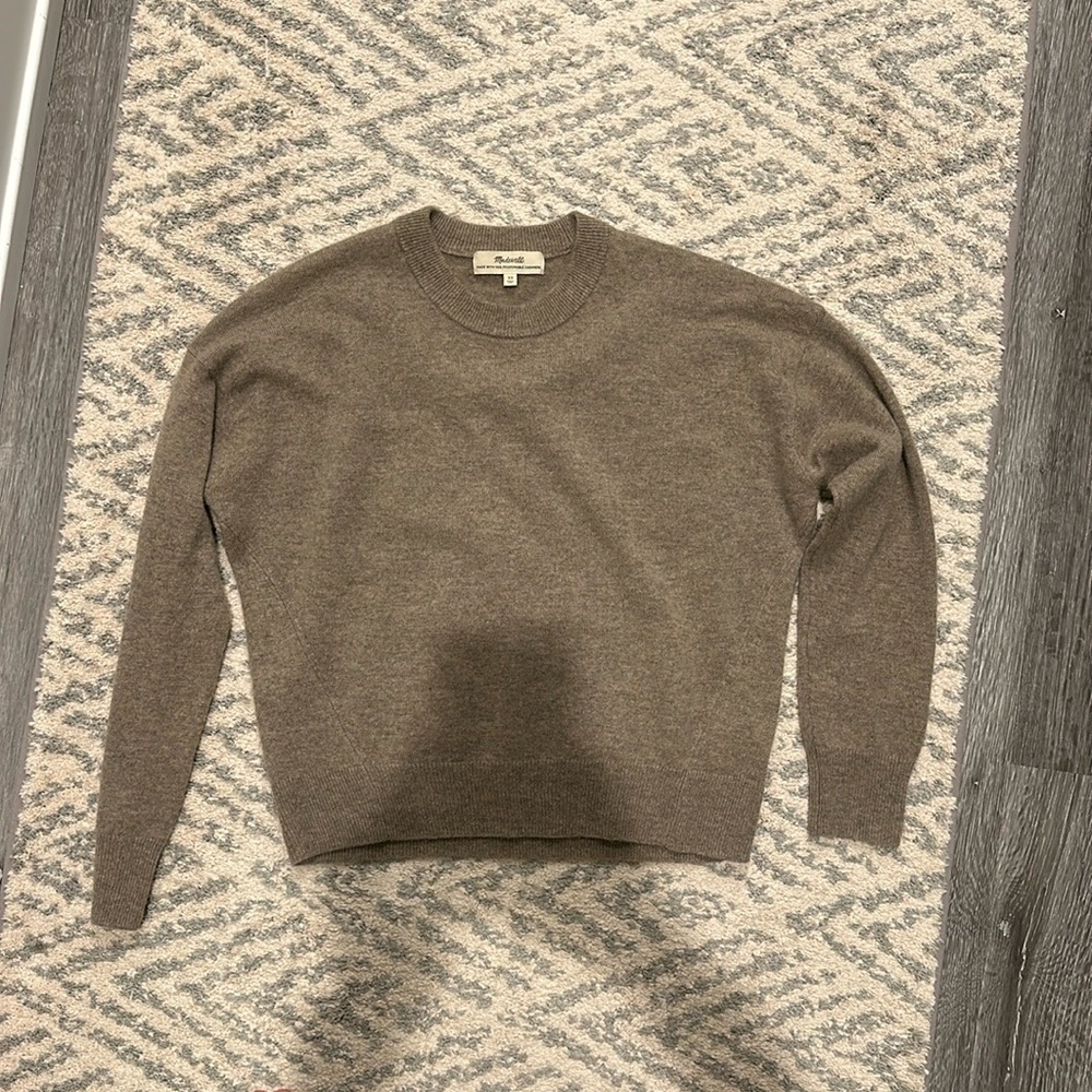 Madewell Relaxed Crewneck Cashmere Sweater